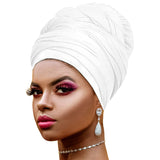 NOVARENA Head Wraps for Women Headwraps Turbans Tie – Soft Stretch Jersey Knit Hair Scarf Headband