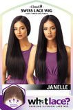 Sensationnel 100% Premium Fiber Cloud9 WHAT LACE? 13"X6" Swiss Lace Wig - JANELLE (2 [Darkest Brown])