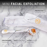 Derma Roller 0.25mm – Microneedle Roller for Face – 540 Titanium Micro Needling Dermaroller – Anti-aging Facial Skin Roller – Ideal to Exfoliate and Promote Younger-Looking Skin – Free Storage Case