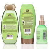 Garnier Hair Care Whole Blends Refreshing Green Apple and Green Tea Hair Care with Shampoo, Conditioner, and Detangler, For Normal Hair, Paraben Free 1 Kit