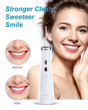 Water Flosser, Professional Water Flosser Teeth Cleaner, Cordless Portable and USB Rechargeable IPX7 Waterproof 3 Modes Oral Irrigator, Ideal for Home and Traveling-White