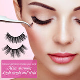 3D Mink Lashes Fluffy False Mink Eyelashes 16-20mm Natural Eyelashes Mink Natural Fluffy Lash Handmade Soft Mink Lashes for Women Makeup Handmade Eyelashes Long Extension with Portable Boxes (100 Pairs)