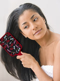 Paddle Hair Brush for Detangling & Styling - Ideal for Blow-drying, Straightening, Combing All Hair Types (Heels & Lips)