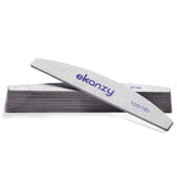 ekanzy Nail Files 15 PCS Professional Manicure Double Sided Fingernail File Washable Emery Board Pedicure Tool 100/180 for Home and Salon Use