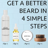 Beard Brush For Men By Beard Necessities - Made With Pure Boar Bristles and Bamboo. Add To Any Grooming Kit To Enhance Facial Hair. Get Your Best Beard Today!