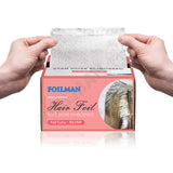 Foilman - Pre Cut Hair Foil, Star Rose Embossed Highlighting Foil - 5 x 11 Inch - Pack of 500