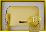 Versace Versace Yellow Diamond By Versace for Women - 3 Pc Gift Set 3oz Edt Spray, 10ml Edt Spray, Versace Yellow Pouch, 3count