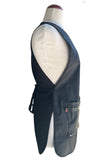 Ladybird Line Waterproof Cobbler Apron Hair Repellent with Zippered Bottoms Ideal for Hair Stylists & Pet Groomers