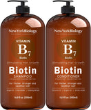 Biotin Shampoo and Conditioner Set for Hair Growth and Thinning Hair – Thickening Formula for Hair Loss Treatment – For Men & Women – Anti Dandruff - 16.9 fl Oz