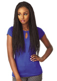 Sensationnel 100% Premium Fiber Cloud9 Swiss 4X4 Lace Parting Wig - SENEGAL TWIST (1B [Off Black])