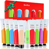 Hand Cream,Hand Lotion,10 Packs Travel Size Hand Cream Gifts Set For Dry Cracked Aging Working Hands w/Lip Balm&Foot Cream,Unique Stocking Stuffers,Christmas Gifts for Women Mom Girls Her Wife Grandma