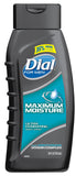 Dial for Men Body Wash, Maximum Moisture, 16 Fluid Ounces