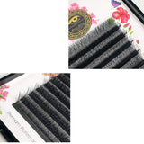8-12mm available,Grafting YY Design Volume Eye Lashes Extensions Thick Soft W Shape Individual False Eyelashes Makeup Tools (9mm)