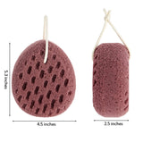 4 Pieces Soft Bath Sponge Exfoliating Shower Sponge Soothing Body Sponge Gentle Body Exfoliating Cleaning Sponges for Women Men (Pink, White, Red, Green)