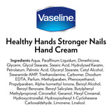 Vaseline Healthy Hands and Stronger Nails Hand Cream 75ml Pack of 3