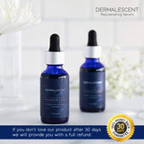 Dermalescent Antioxidant Serum for Anti Aging made from Organic Ingredients - Enhanced Facial Oil - Natural Wrinkle Skin Care with Vitamin E Vitamin C and Olive Squalane