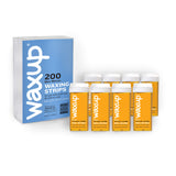 waxup Honey Roll On Wax 8 Pack and 200 Wax Strips, Pro Refill, Hot Hair Removal Wax Cartridge, Depilatory Wax Roller for Sensitive Skin, Home Self Waxing Body, Legs, Arms. Soft Wax Warmer not included