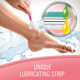 Skintimate Coconut Delight Scented 3 Blade Disposable Razor For Women, 4 Count (Pack of 3)