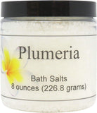 Plumeria Bath Salts, 8 ounces