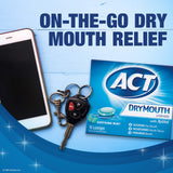 ACT Dry Mouth Lozenges With Xylitol 18 Count (Pack of 6) Soothing Mint