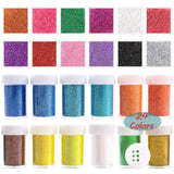 Fine Glitter 24 Colors Craft Glitter for Resin Makeup for Body Nail Face Hair Eyeshadow Lip Gloss Making
