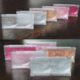 20pcs Regular Slide (Silver Background) Eyelash Case for Strip False Eyelashes