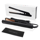 Herstyler Titanium Hair Straightener - 1.5 Inch Flat Iron with Rose Gold Titanium Plates - Enticing Dual Voltage Flat Iron for Silky Hair