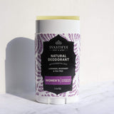 SVASTHYA BODY & MIND Natural Deodorant with Essential Oils - Womens - Gentle Skin Nourishing With A Refreshing Scent of Lavender, Rosemary & Tea Tree - Made In The USA, 2.45 oz