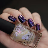 ILNP Moonstone - Blue, Purple, Pink Iridescent Topper Nail Polish