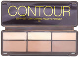 BYS Contour Palette (3x Contouring Powder, 3x Highlighting Powder)