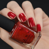 ILNP Stopping Traffic - Fire Engine Red Holographic Nail Polish