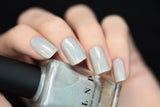 ILNP Paper Route - Light Grey Holographic Nail Polish