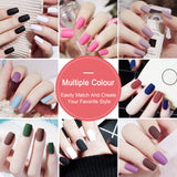 744 Pcs Short Square Press on Nails Square Full Cover Fake Nail Medium Press on Nails Solid Color Acrylic Fake Fingernail Tip Kit with 120 Piece Nail Adhesive Tabs for Girls Women Nail Art Decoration…