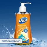 Dial Liquid Hand Soap, Marula Oil, 7.5 Fluid Ounce, Pack of 4