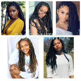 7Packs Pre-Twisted Passion Twist Hair 18inch Pre-looped Passion Twist Crochet Braids Bohemian Braids For Passion Twist Synthetic Braiding Hair Extension (18 inch-7packs, T27)