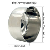 Professional Shaving sets for men, Universal Shave Stand Holder With Stainless Steel Soap Bowl/mug for Cartridge Razors,Safety Razor,Most of Brush