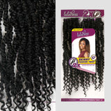 Sensationnel Lulutress Synthetic Braid - 2x Skinny Passion Twist 12 (1B Off Black)