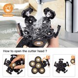 Roziahome Upgrade Electric Razor for Men Wet and Dry Bald Head Shaver 5 in 1 Grooming Kit Mens Electric Shaver Cordless Rechargeable Head Shavers for Bald Men with LED Display