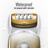 Panasonic ES-ED50-N Multi-Functional Wet/Dry Shaver and Epilator for Women, Women’s with Four Hair Removal Attachments and Travel Pouch