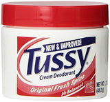 Tussy Deodorant Cream, Original - 1.7 oz (Pack of 8)