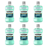 Listerine Zero Alcohol Mouthwash, Alcohol-Free Oral Rinse Formula to Kill 99% of Germs that Cause Bad Breath for Fresh Breath & Clean Mouth, Less Intense Taste, Cool Mint Flavor, 1 L (Pack of 6)