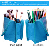 Makeup Brush Holder,Loveweii Organizer Bag Professional Artist Brushes Travel Bag Stand-up Makeup Cup Waterproof Dust-proof Brush Storage Pouch Case