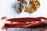 3 Pack Hair Scrunchies for Women Girls (Sienna Basic scrunchies)