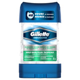 Gillette Endurance Wild Rain Clear Gel Antiperspirant Deodorant Clear Gel 81g