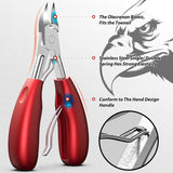 Kaasage Professional Toenail Clippers, Large Opening Double Spare Spring Design, Suitable for Thick Nails and Ingrown Nail Clippers for Everyone and Elderly.