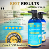 PURA D'OR Hair Thinning Therapy 3-piece Set, Shampoo, Conditioner & Masque for Best Results, Infused with Argan Oil, Biotin & Natural Ingredients, All Hair Types, Men & Women (Packaging may vary)