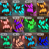 Nail Dip Powder Kit with 12 Neon Colors (Glow in The Dark) for Dipping System Manicure Arts,Not Includes Dip Liquid Base Top Coat and Activator G6606