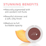 100% PURE Pressed Powder Eye Shadow (Fruit Pigmented), Bronze, Shimmer Eyeshadow, Buildable Pigment, Easy to Apply, Natural Makeup (Matte Warm Reddish Brown) - 0.07 oz