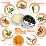 Beard Oil for Men (2 oz) & Beard balm with Argan & Jojoba Oils for Beard Growth