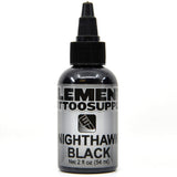 Black Tattoo Ink Outline Lining Shading Coloring Tattooing Nighthawk Element Tattoo Supply 2oz